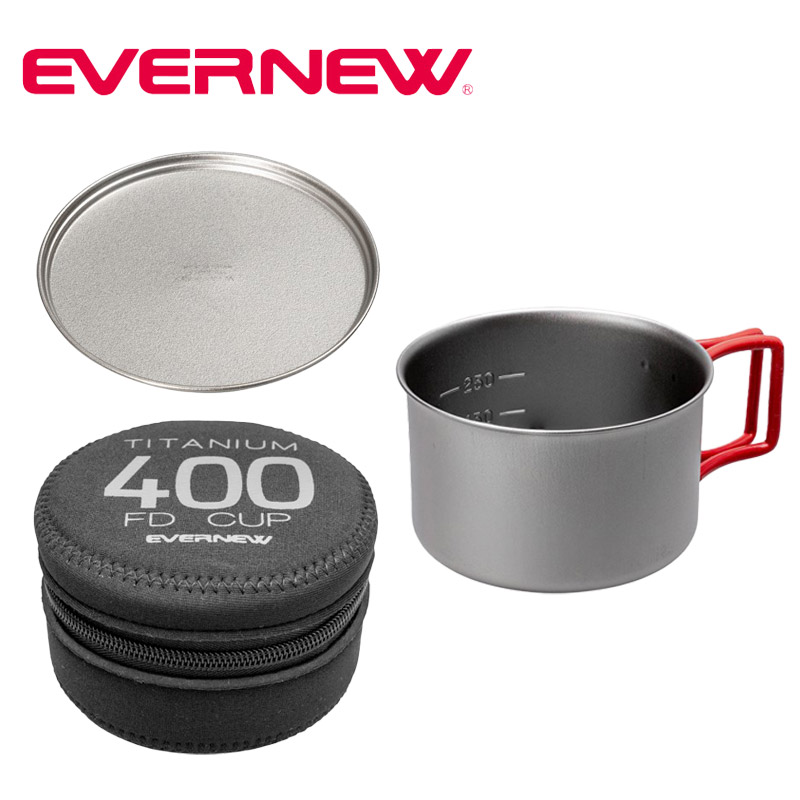 EVERNEW エバニュー Ti 400FD Cup NPクッカーケース 400FD mulTiDish 3点セット | BARONESS  OUTDOOR（バロネスアウトドア）