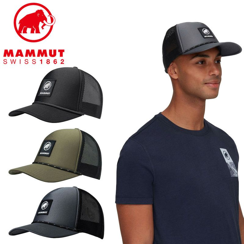 MAMMUT マムート Crag Cap Logo クラッグ キャップ ロゴ 帽子