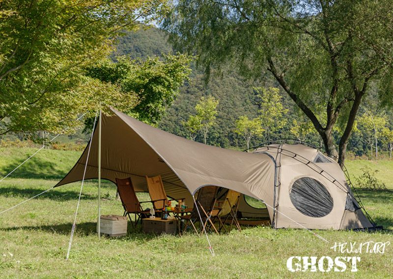 groundcover HEXA TARP グランドカバー タープ 白 - テント/タープ