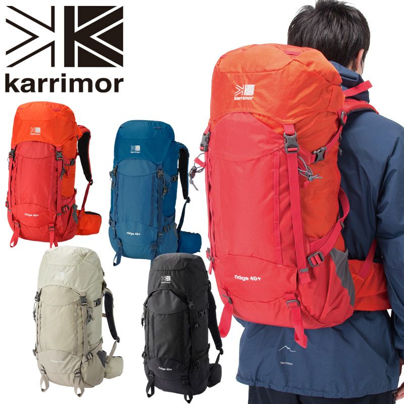 【日本正規輸入販売品】 karrimor カリマー ridge 40+ Medium リッジ 40プラス ミディアム リュックサック バックパック 40L+ ギフト