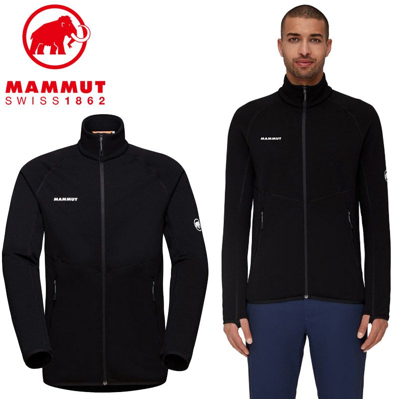 【日本正規輸入販売品】 MAMMUT マムート Aconcagua ML Jacket AF Men アコンカグア ミッドレイヤー ジャケット Black ブラック メンズ Sサイズ Mサイズ アウトドアウェア トップス フリース 1014-04290 ギフト