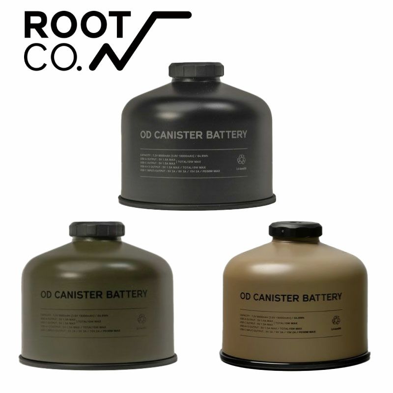 高品質の激安 ROOT CO. ルートコー PLAY OD CANISTER BATTERY バッテリー ライト・ランタン