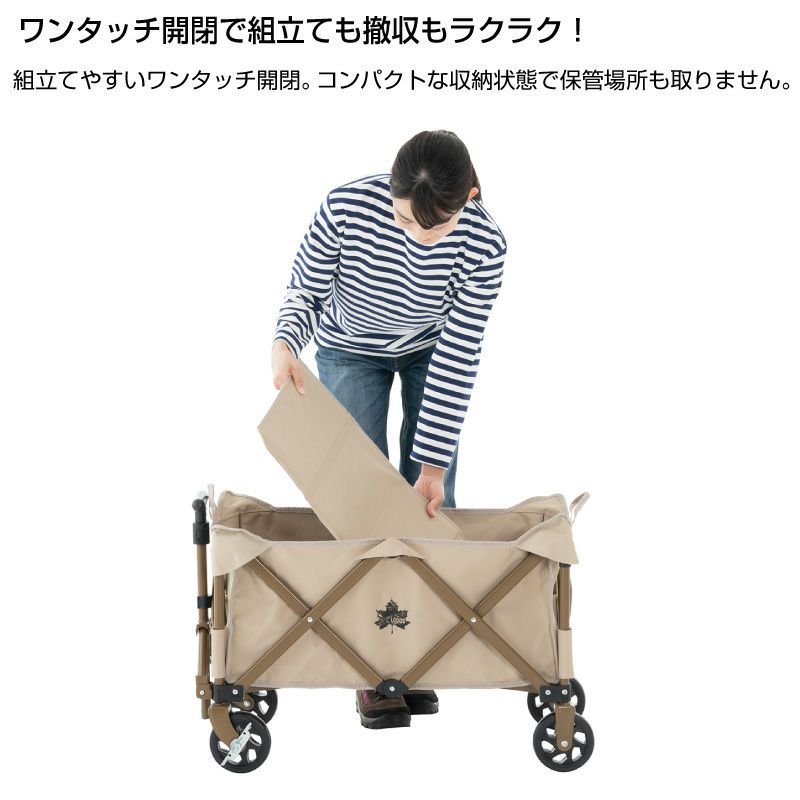 LOGOS ロゴス Tradcanvas 丸洗いスマートキャリーカート