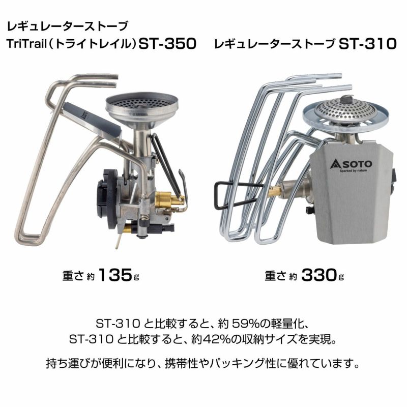 SOTO ソト レギュレーターストーブ TRITRAIL トライトレイル