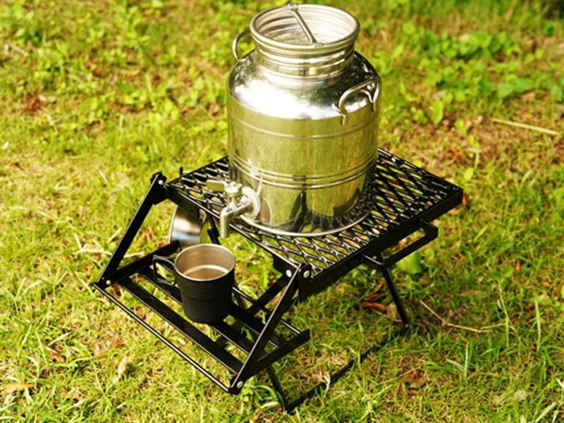 NATURETONES ネイチャートーンズ JSⅡ-B The Folding Jug Stand Ⅱ ブラック | BARONESS  OUTDOOR（バロネスアウトドア）