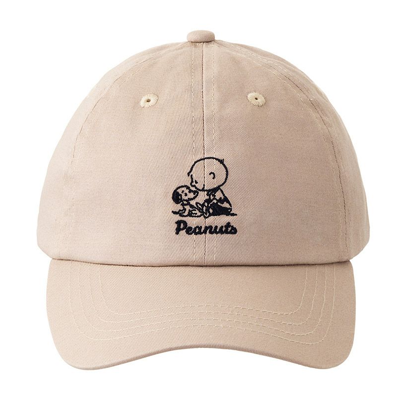 LOGOS ロゴス SNOOPY PEANUTS 75years KIDS CAP ブラック