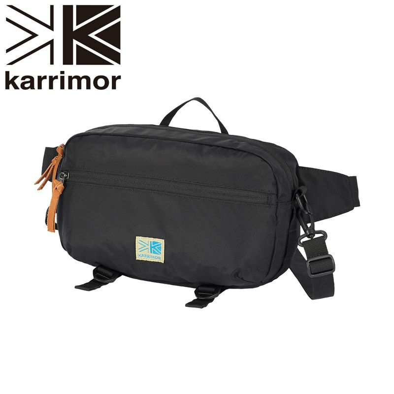 カリマー 2-way フロントバッグ ブラック Karrimor 最大41%☆7/13限定 カリマー ポーチ メンズ レディース